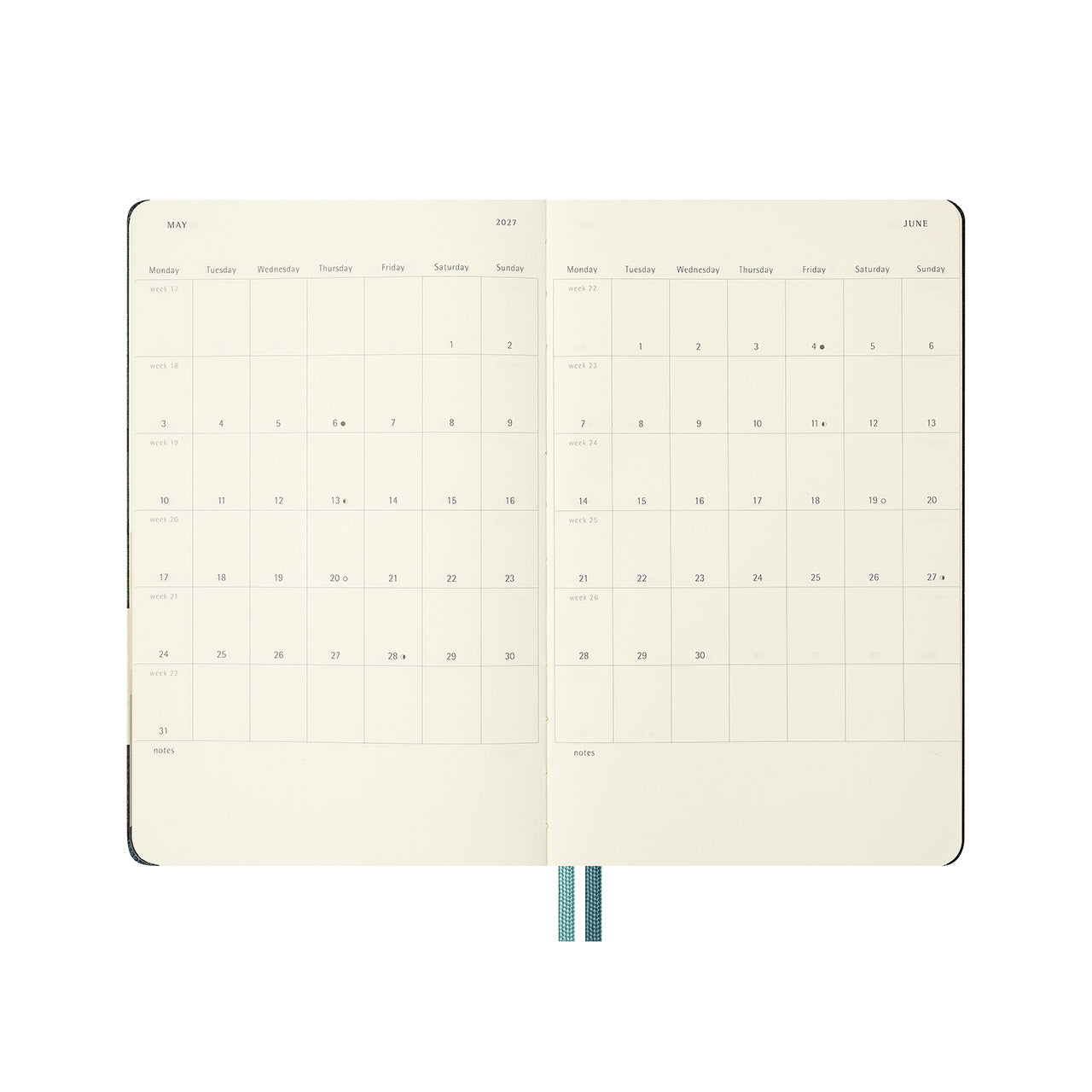 2027 Lord of the Rings Weekly Notebook Hard Cover Diary Large