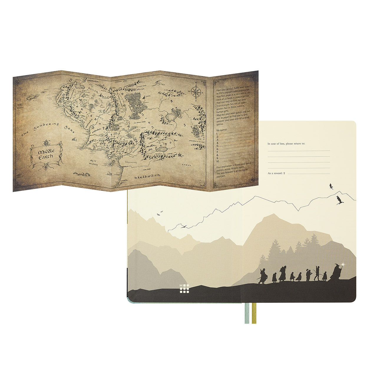 2026-27 Lord of the Rings 18 Month Weekly Notebook Hard Cover Diary Large