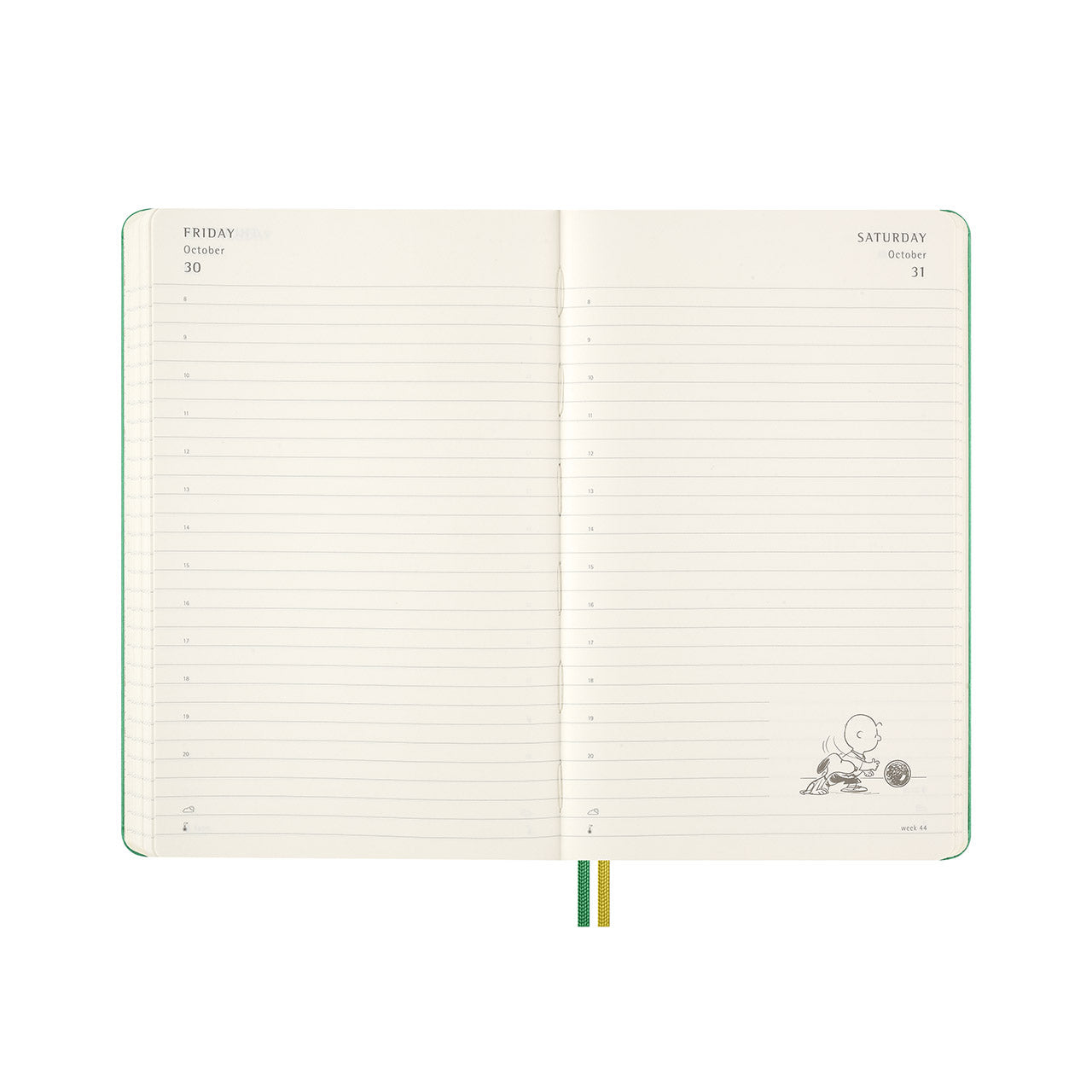 2026 Charlie and Snoopy Daily Diary Hard Cover Large