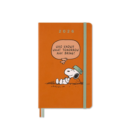 2026 Snoopy Weekly Notebook Diary Hard Cover Large
