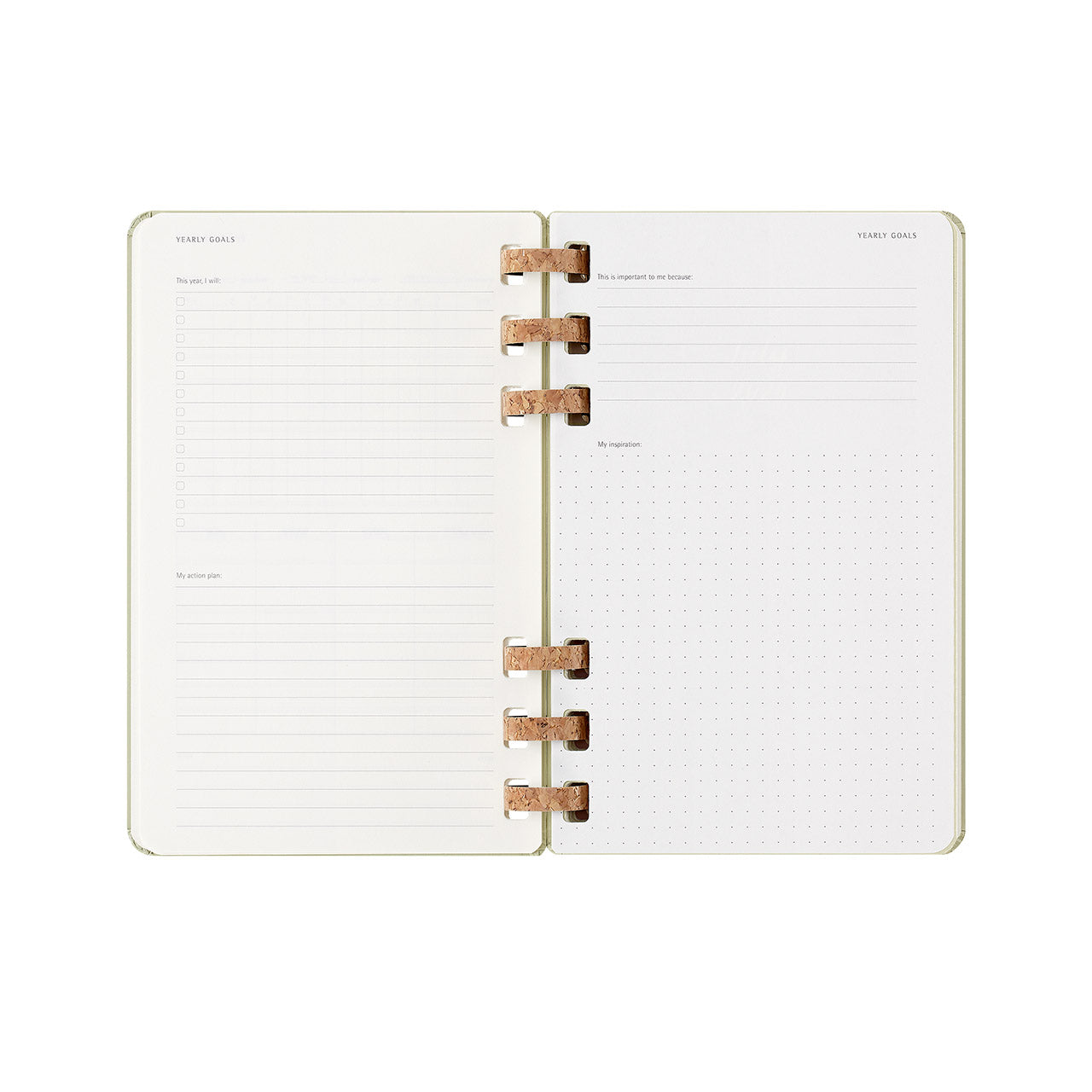 2025 Spiral Weekly Planner Large Kiwi