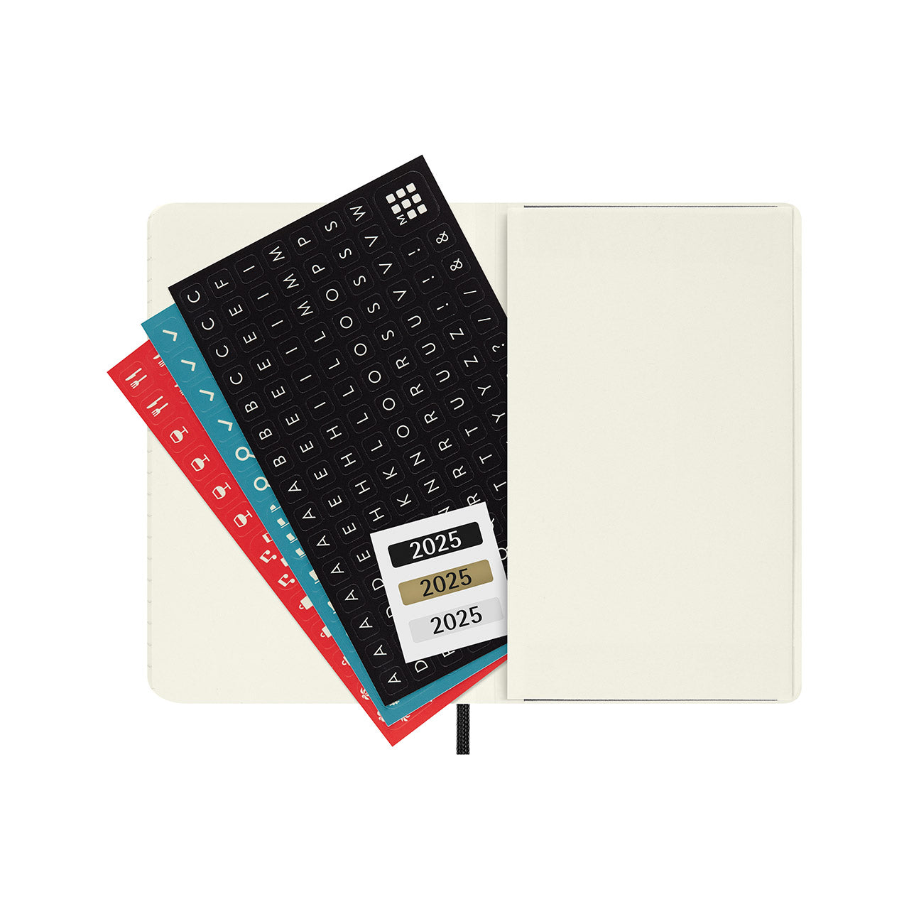 2025 Soft Cover Daily Diary Pocket Black