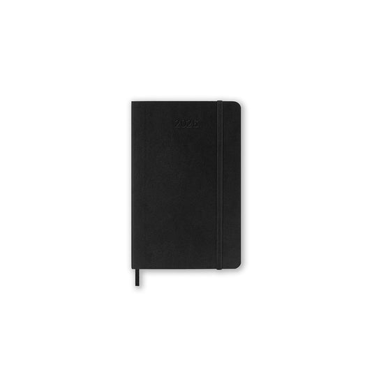2026 Daily Diary Soft Cover Pocket Black