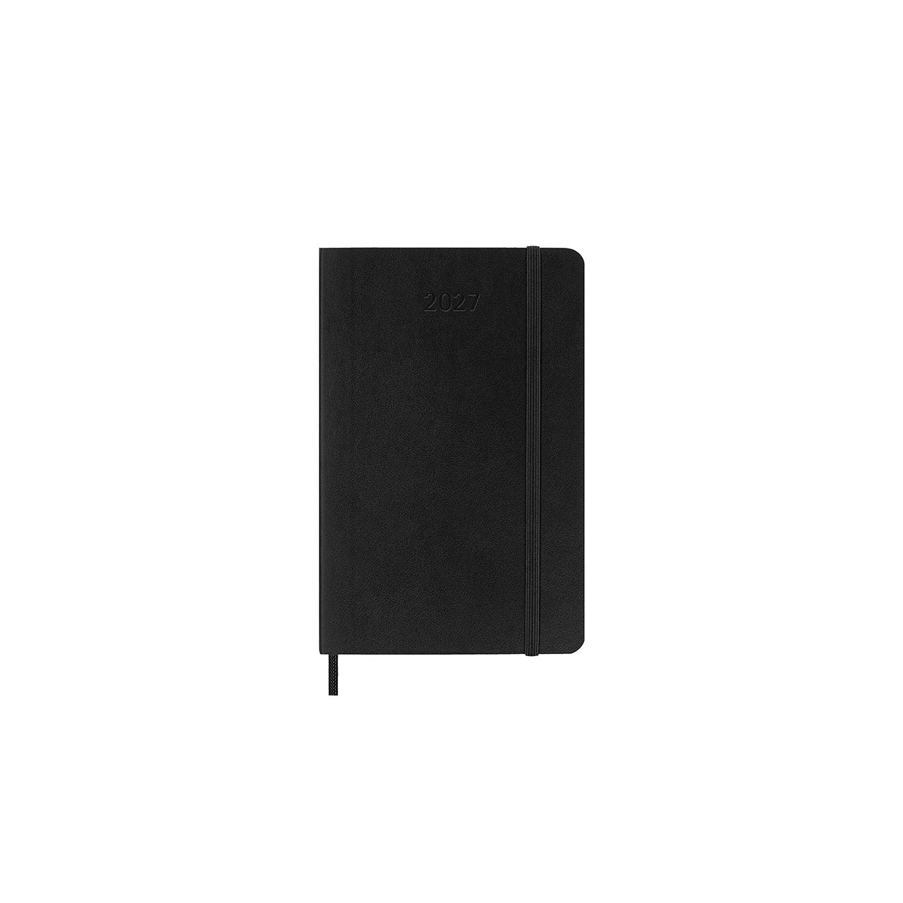 2027 Daily Diary Soft Cover Pocket Black