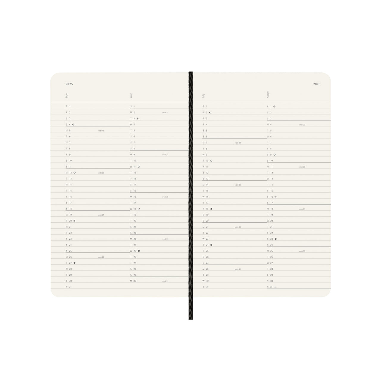 2025 Soft Cover Monthly Diary Large