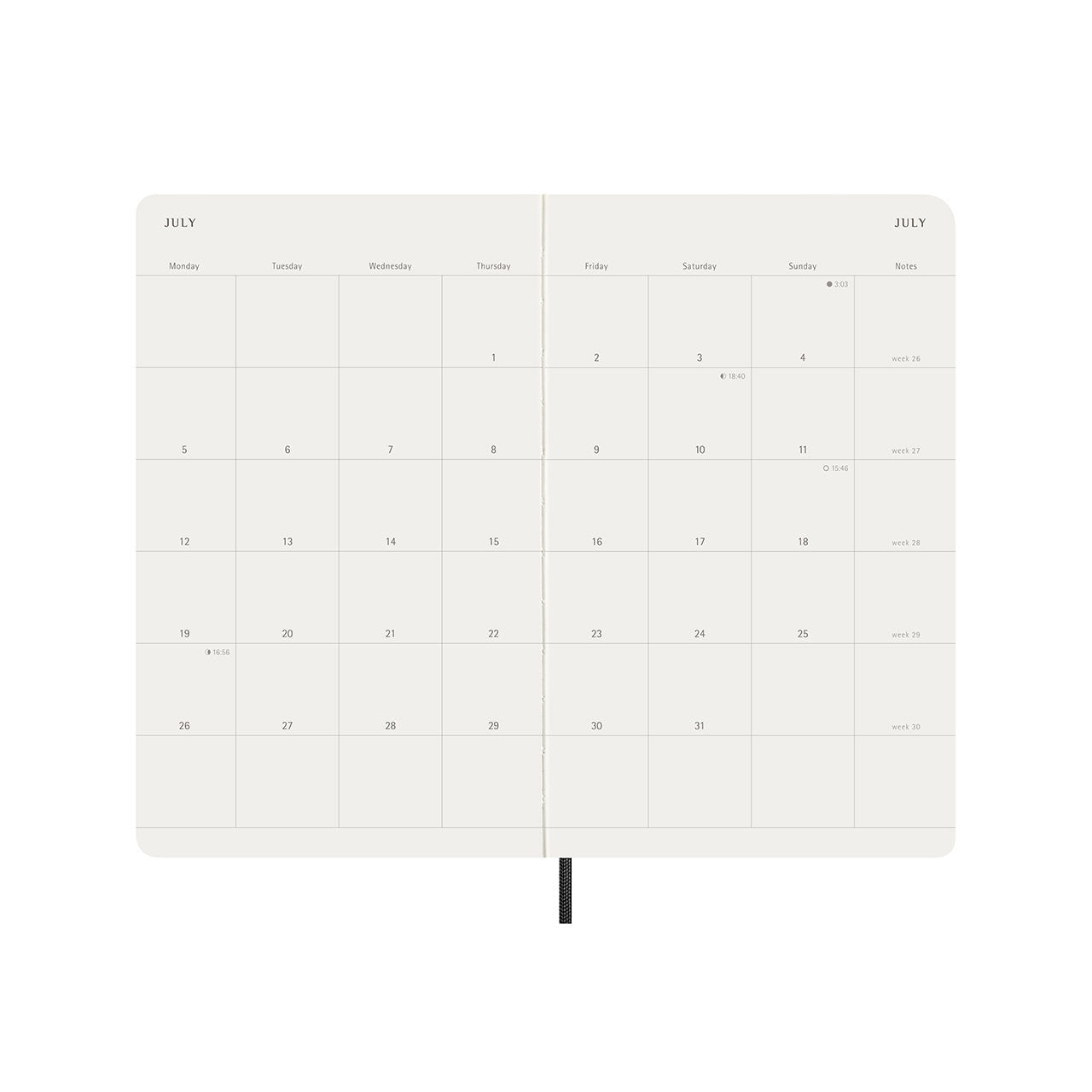 2027 Monthly Diary Soft Cover Large