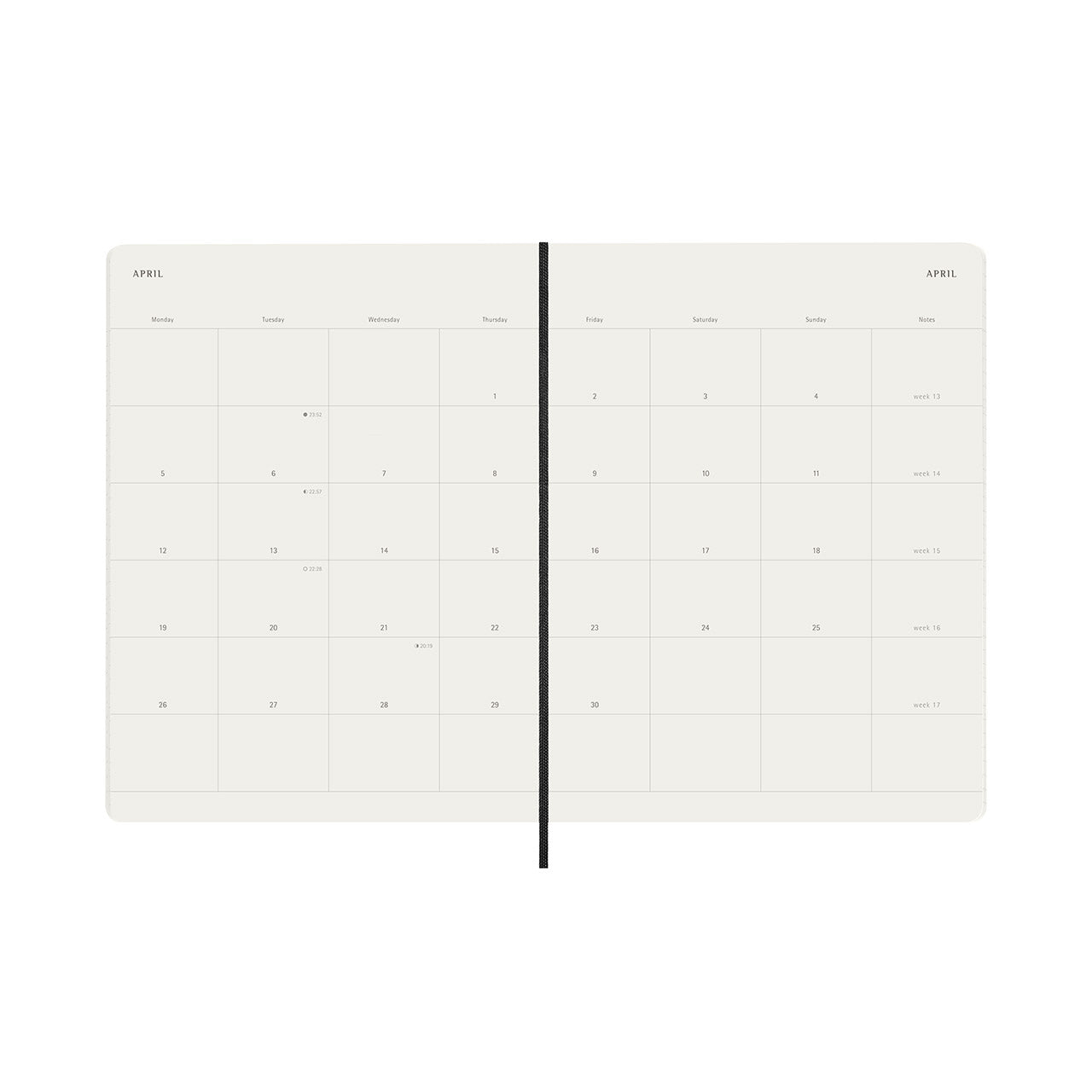 2027 Monthly Diary Soft Cover Extra Large