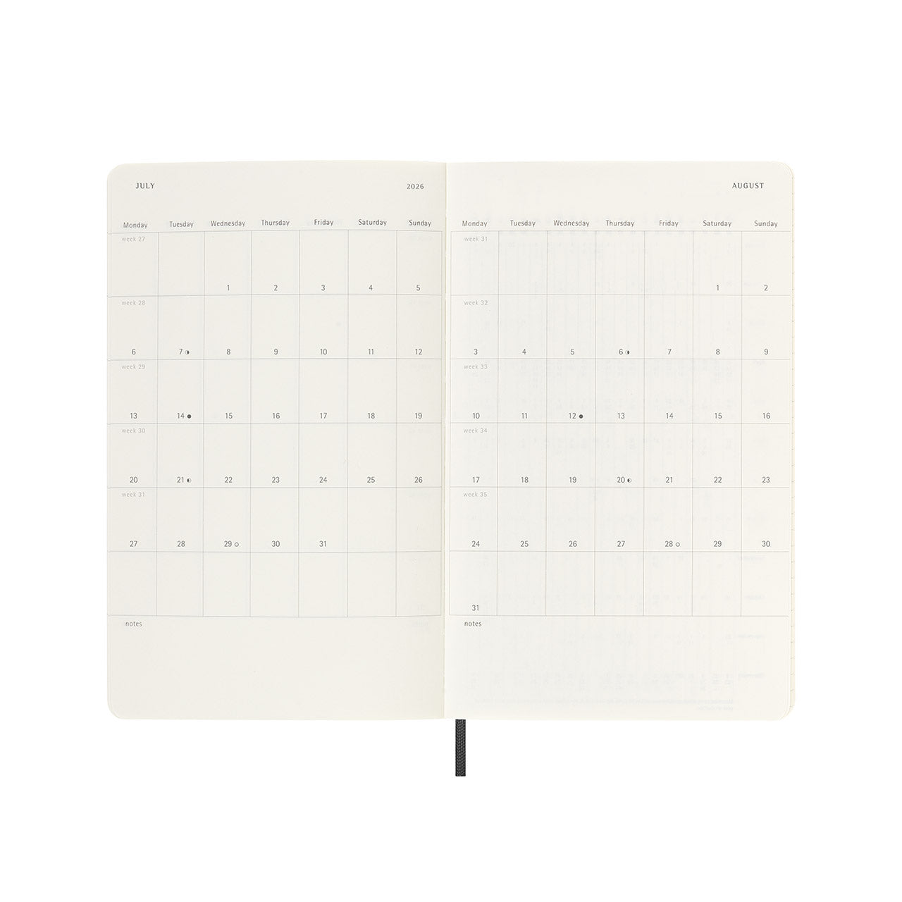 2026-27 18 Month Daily Soft Cover Diary Large