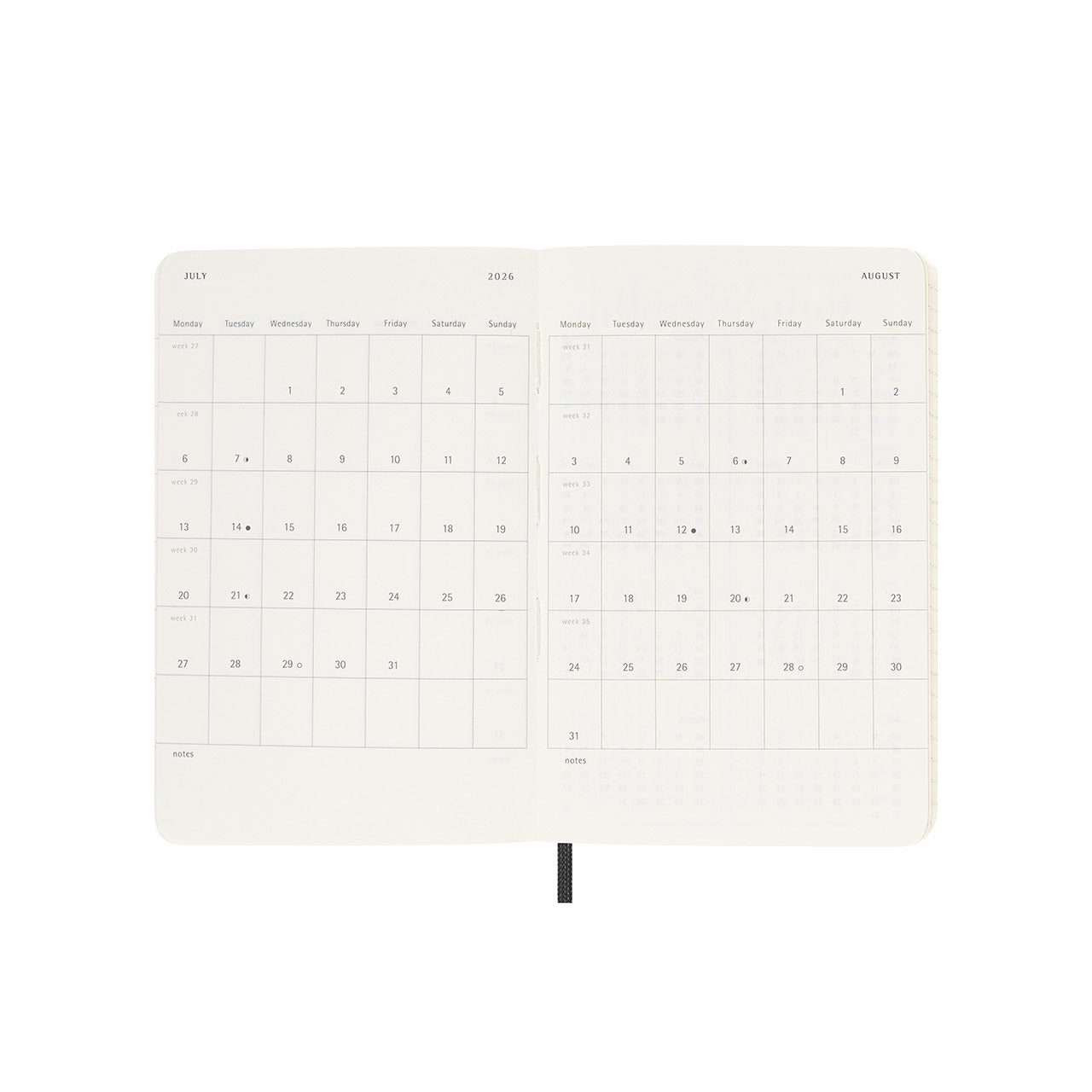 2026-27 18 Month Weekly Notebook Soft Cover Diary Pocket
