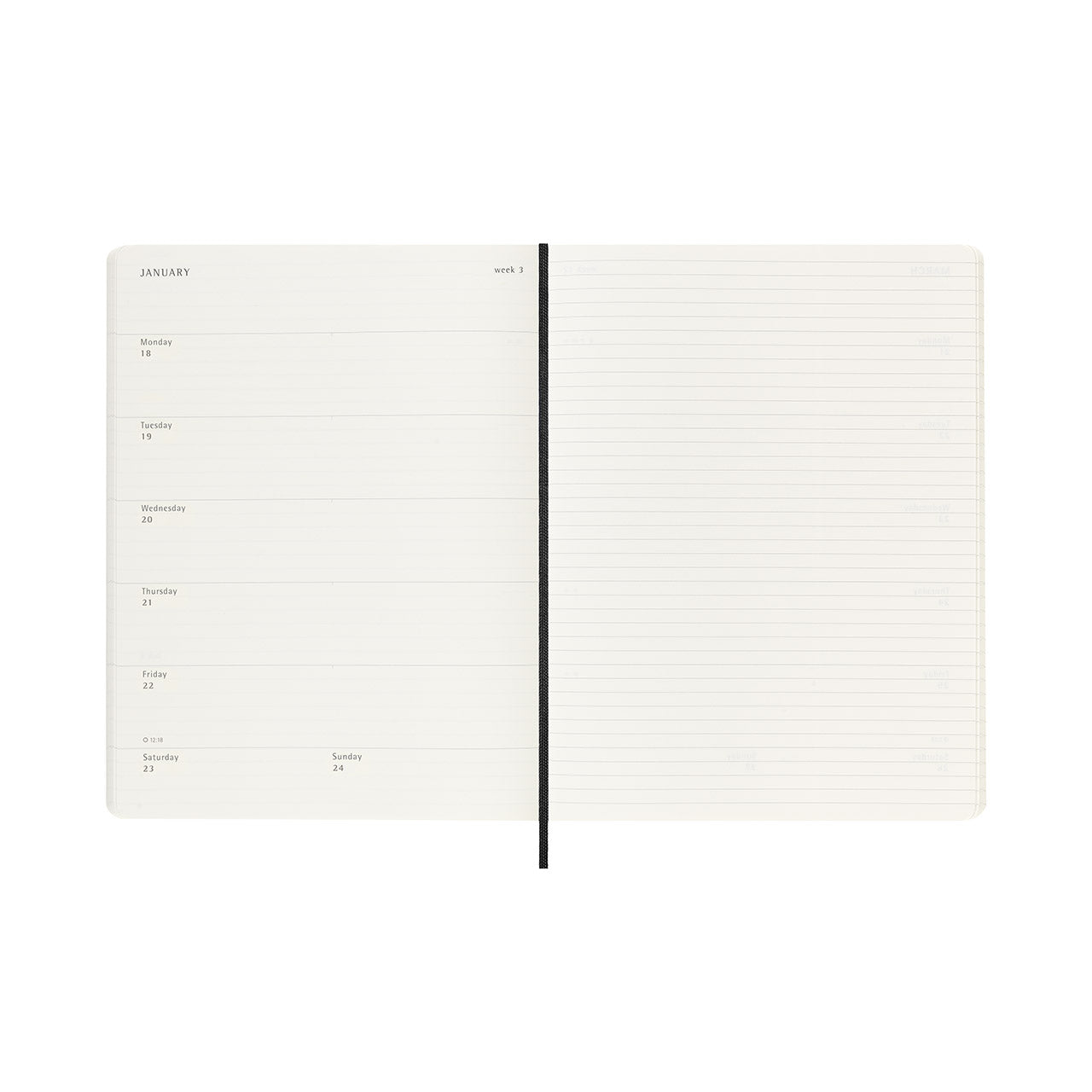 2026-27 18 Month Weekly Notebook Soft Cover Diary Extra Large