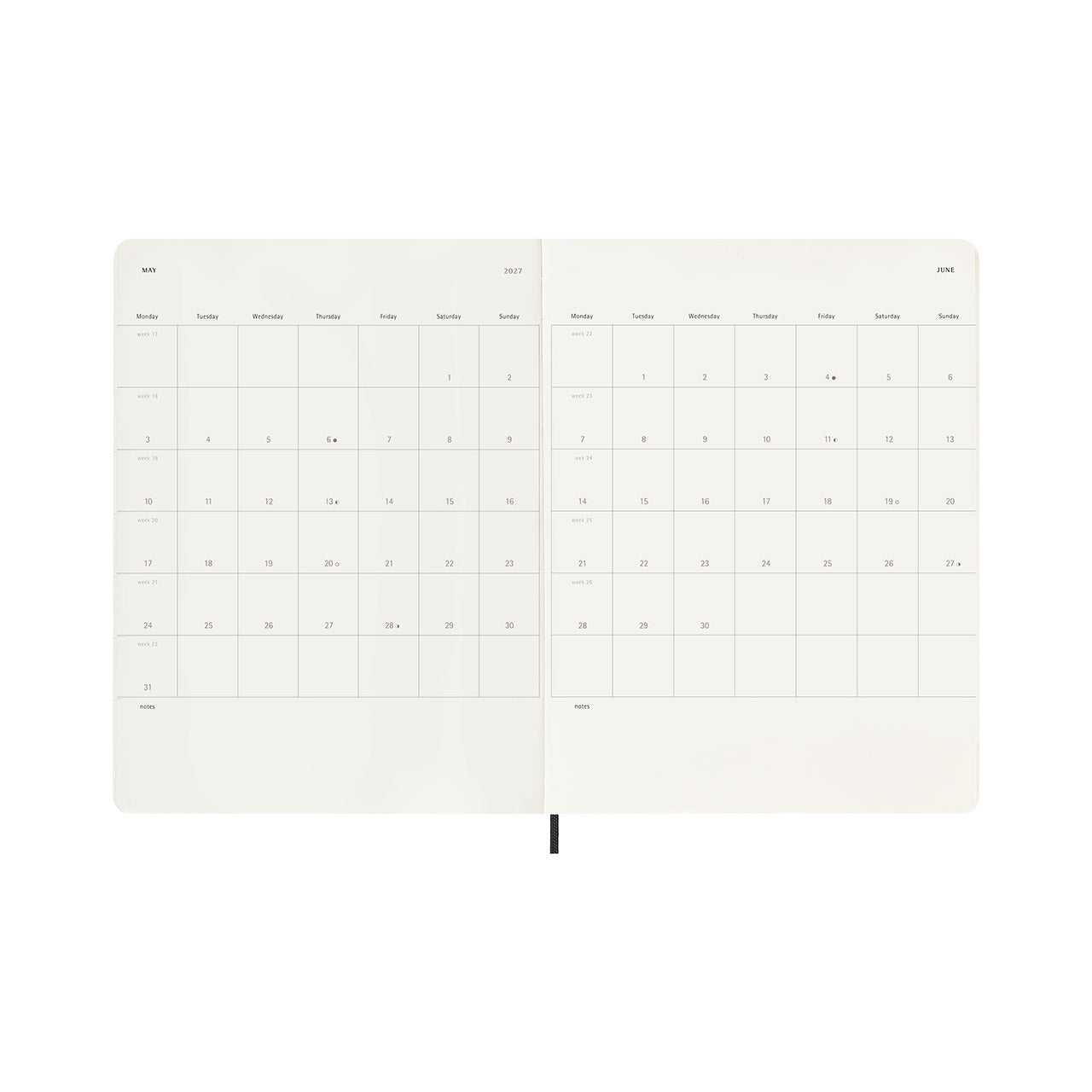 2026-27 18 Month Weekly Notebook Soft Cover Diary Extra Large
