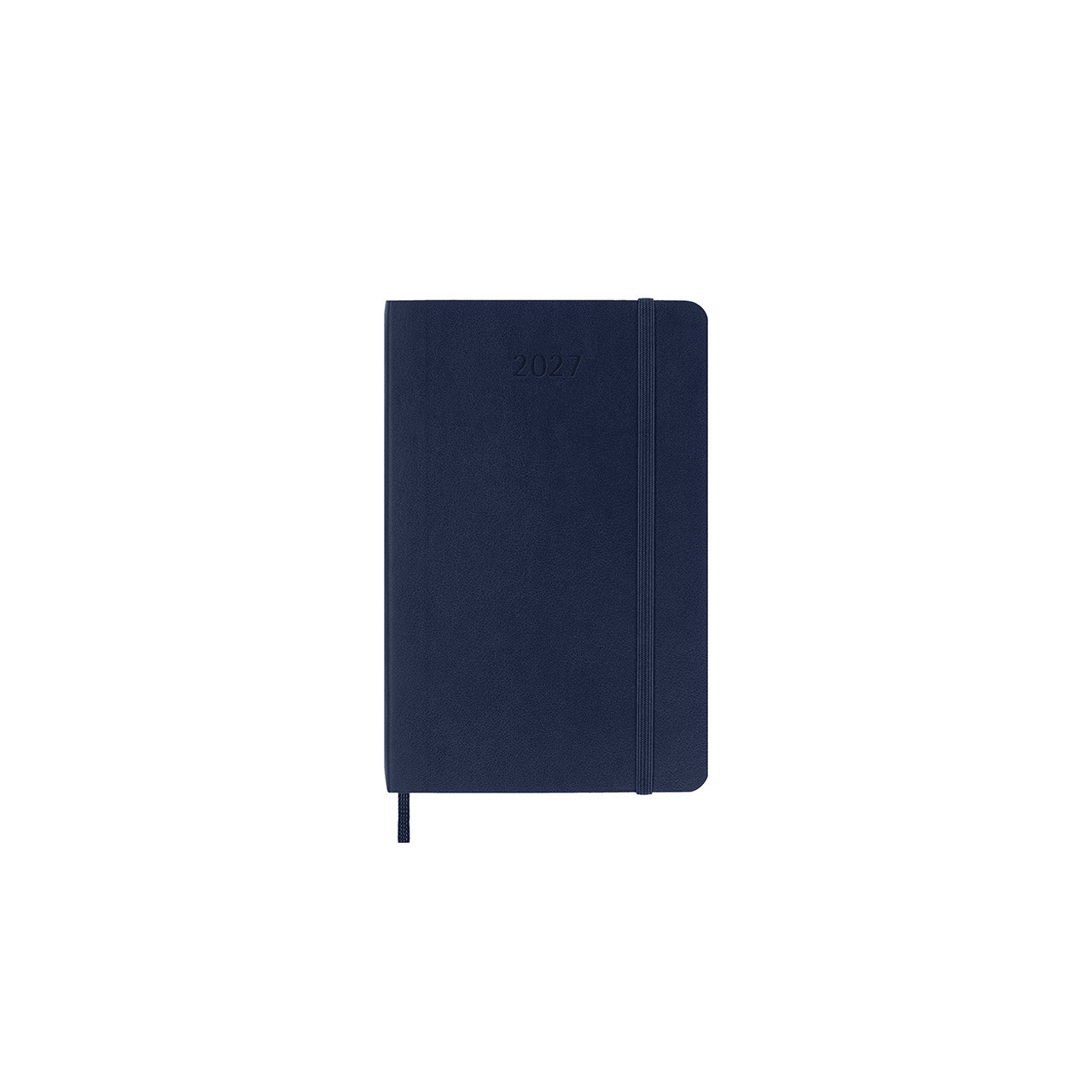 2027 Daily Diary Soft Cover Pocket Sapphire Blue
