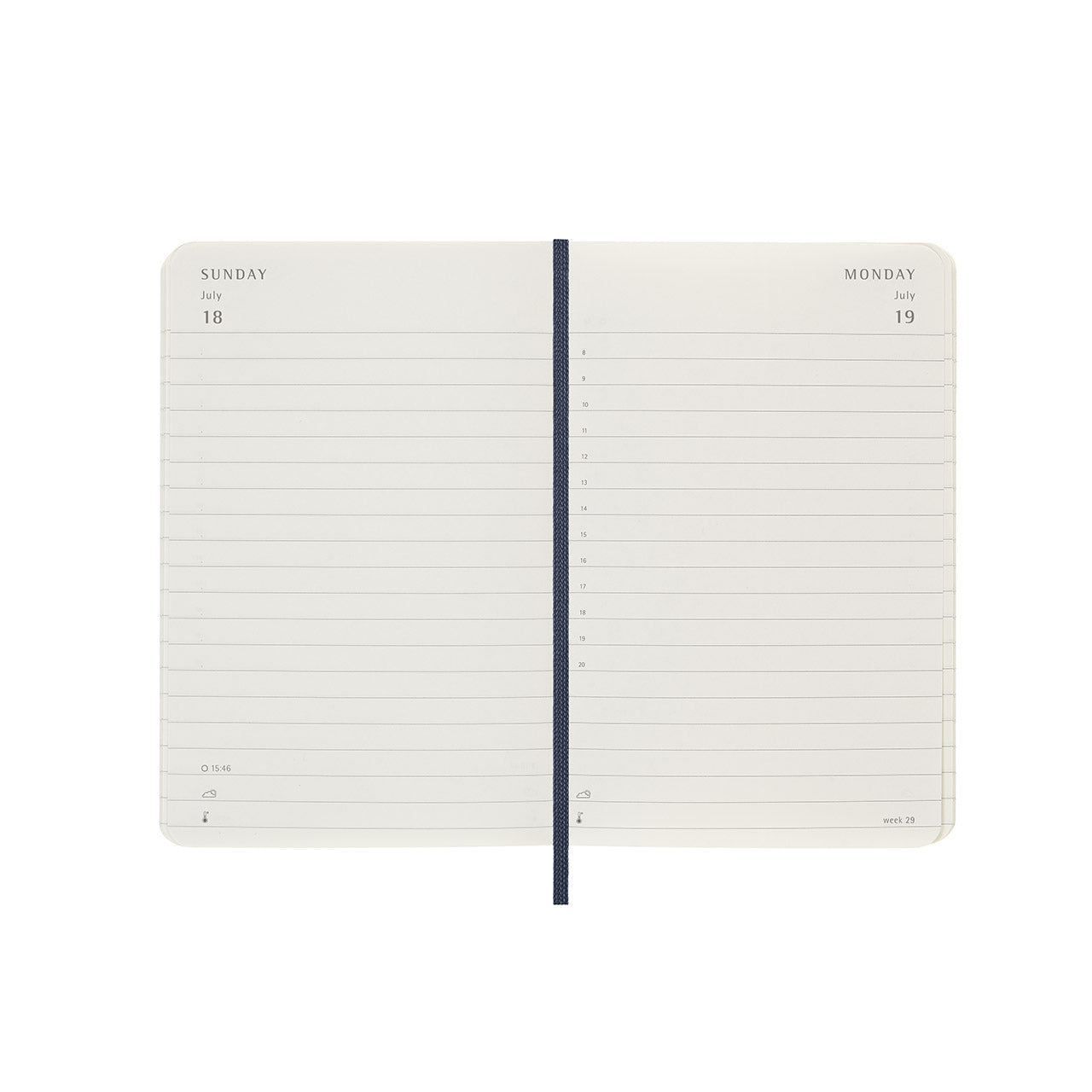 2027 Daily Diary Soft Cover Pocket Scarlet Red