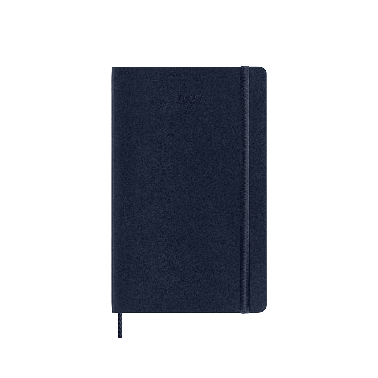 2027 Daily Diary Soft Cover Large Sapphire Blue