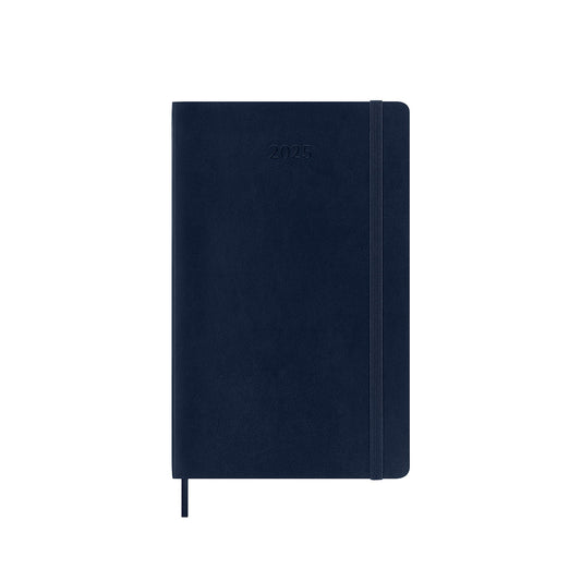 2025 Soft Cover Weekly Notebook Diary Large Sapphire Blue