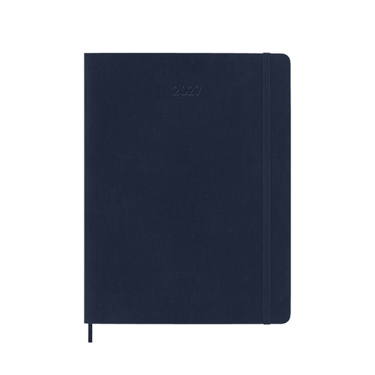 2027 Weekly Diary Soft Cover Extra Large Sapphire Blue