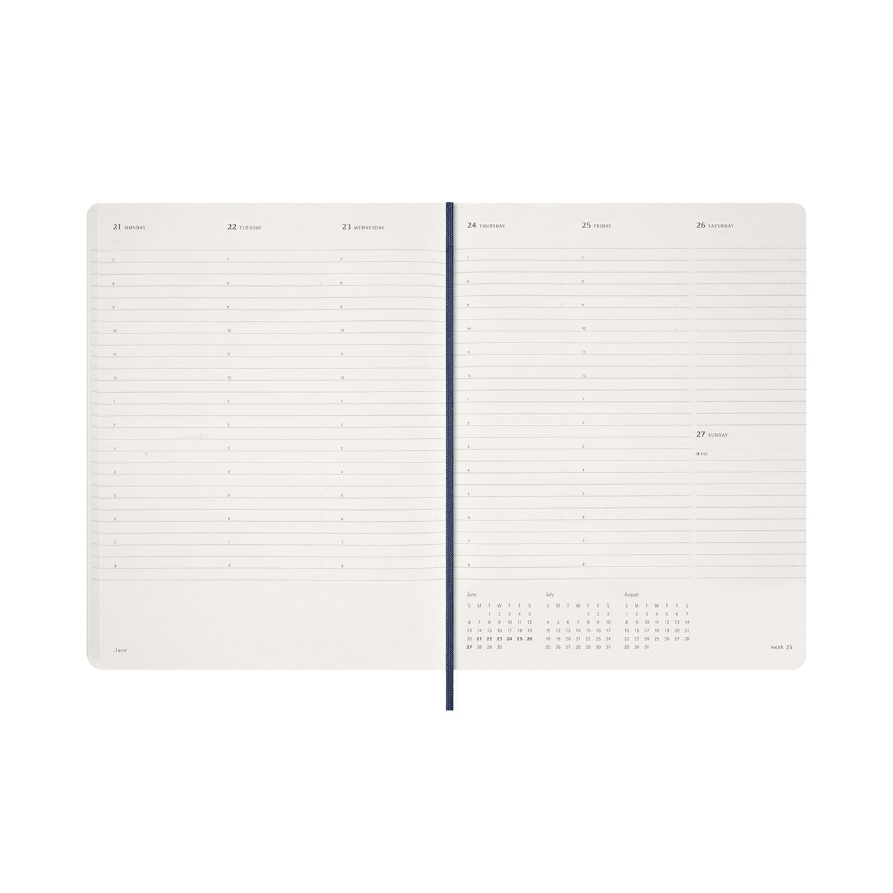 2027 Essential Planner Extra Extra Large Sapphire Blue