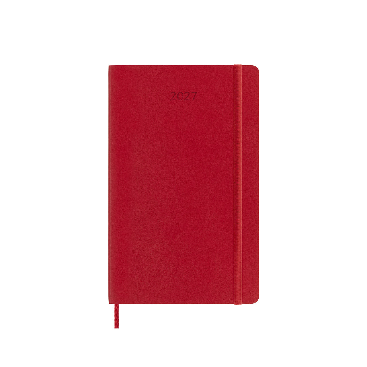 2027 Daily Diary Soft Cover Large Scarlet Red