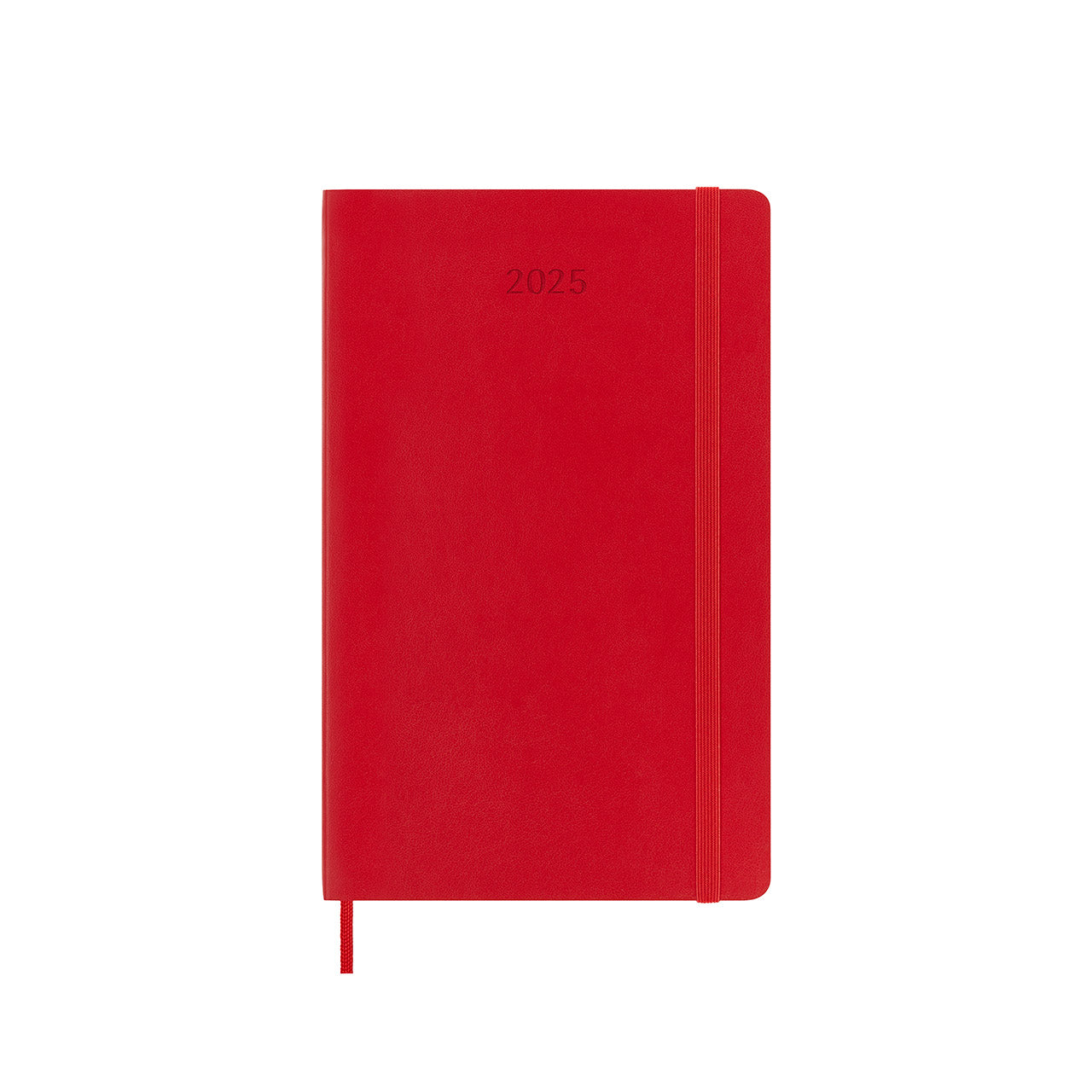 2025 Soft Cover Weekly Notebook Diary Large Scarlet Red