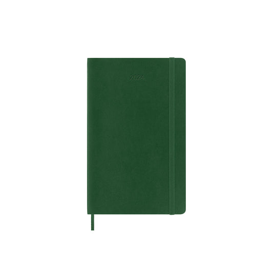 2027 Daily Diary Soft Cover Pocket Myrtle Green