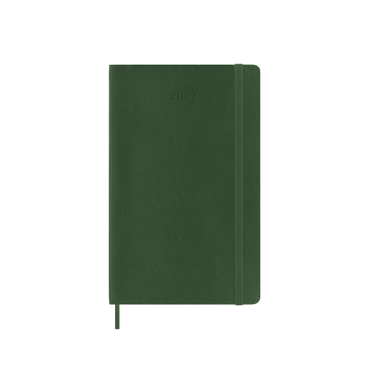 2027 Daily Diary Soft Cover Large Myrtle Green
