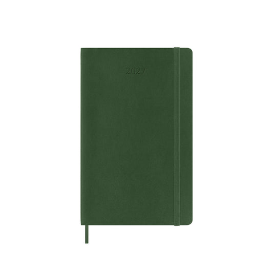 2027 Daily Diary Soft Cover Large Myrtle Green