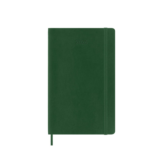 2025 Soft Cover Weekly Notebook Diary Large Myrtle Green