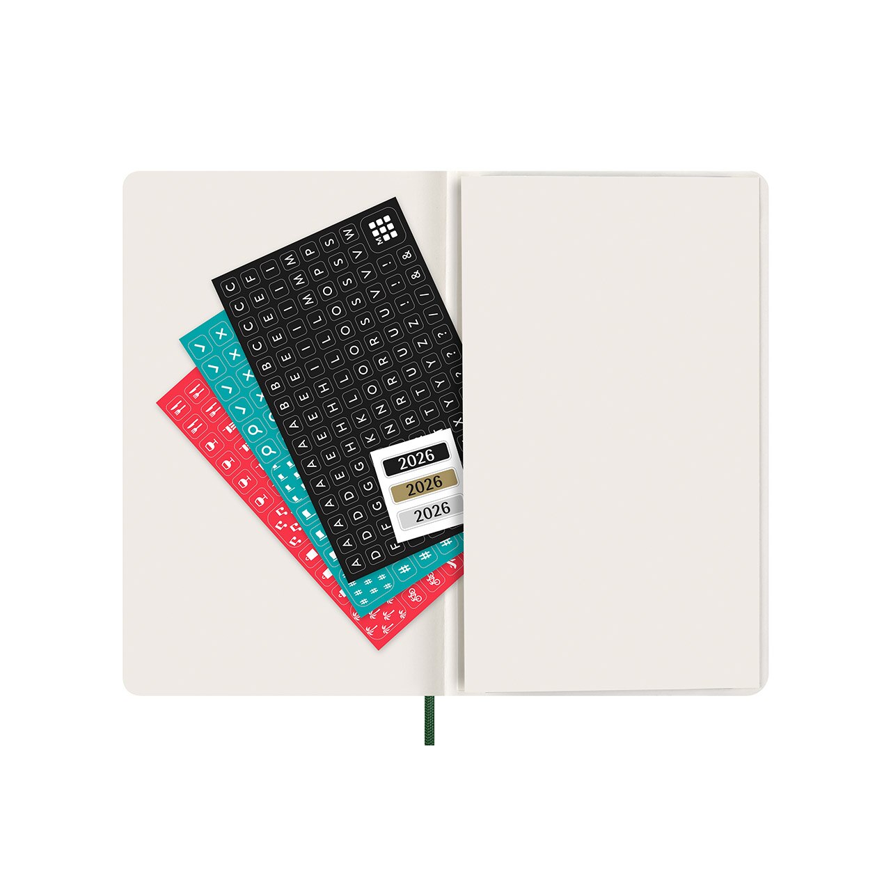 2026 Weekly Notebook Soft Cover Diary Large Myrtle Green