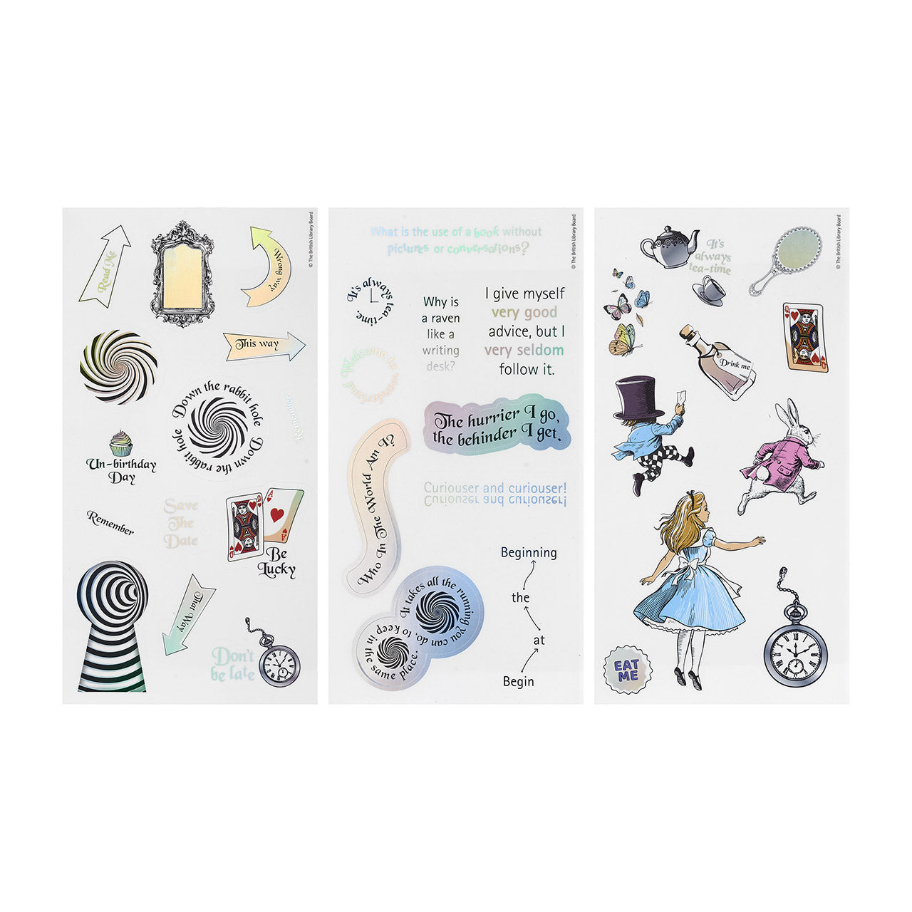 Alice in Wonderland Limited Edition Sticker Set