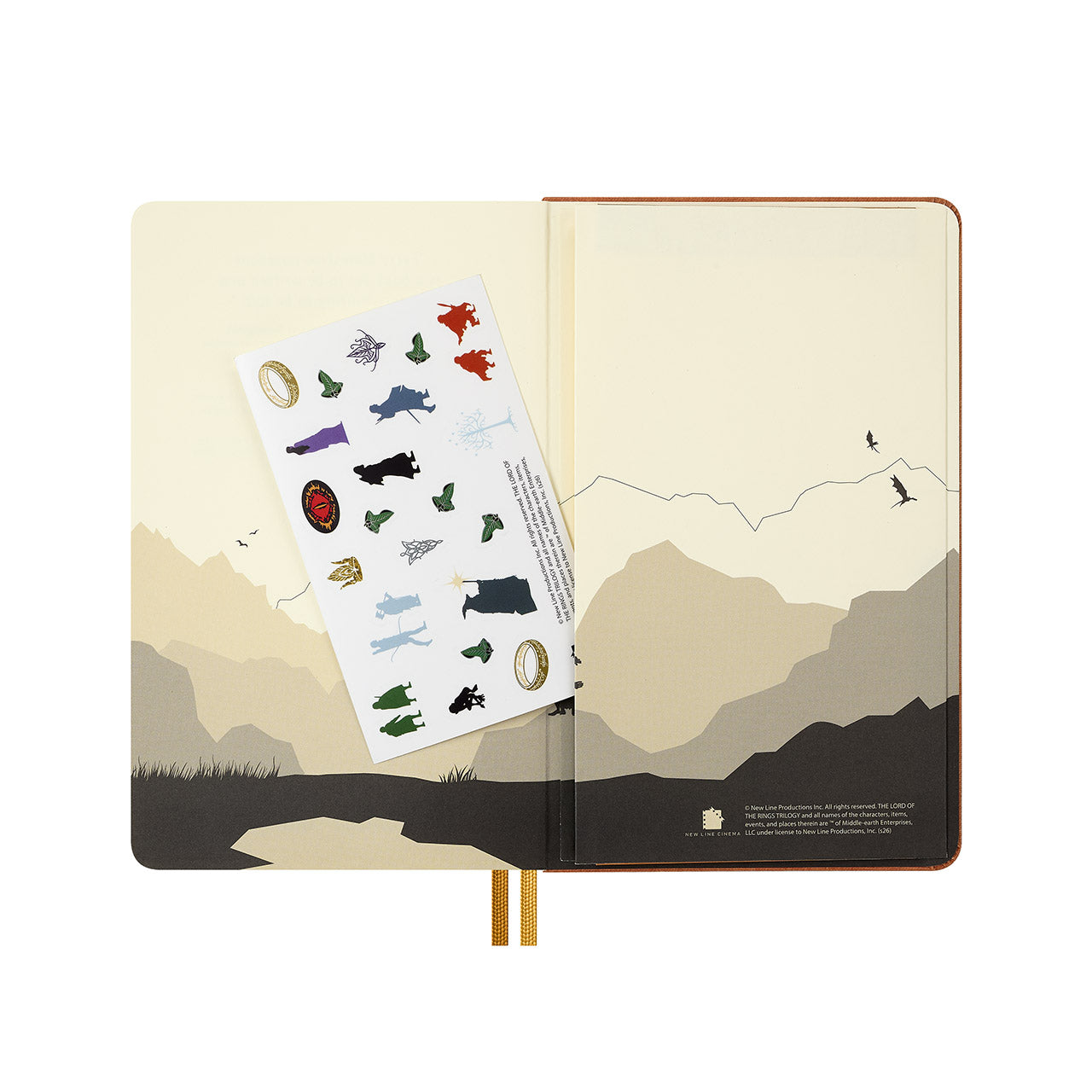 Lord of the Rings Frodo and Sam Boxed Notebook Large