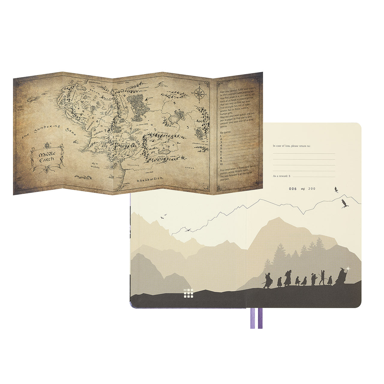 Lord of the Rings Compendium Box Set of 3 Notebooks