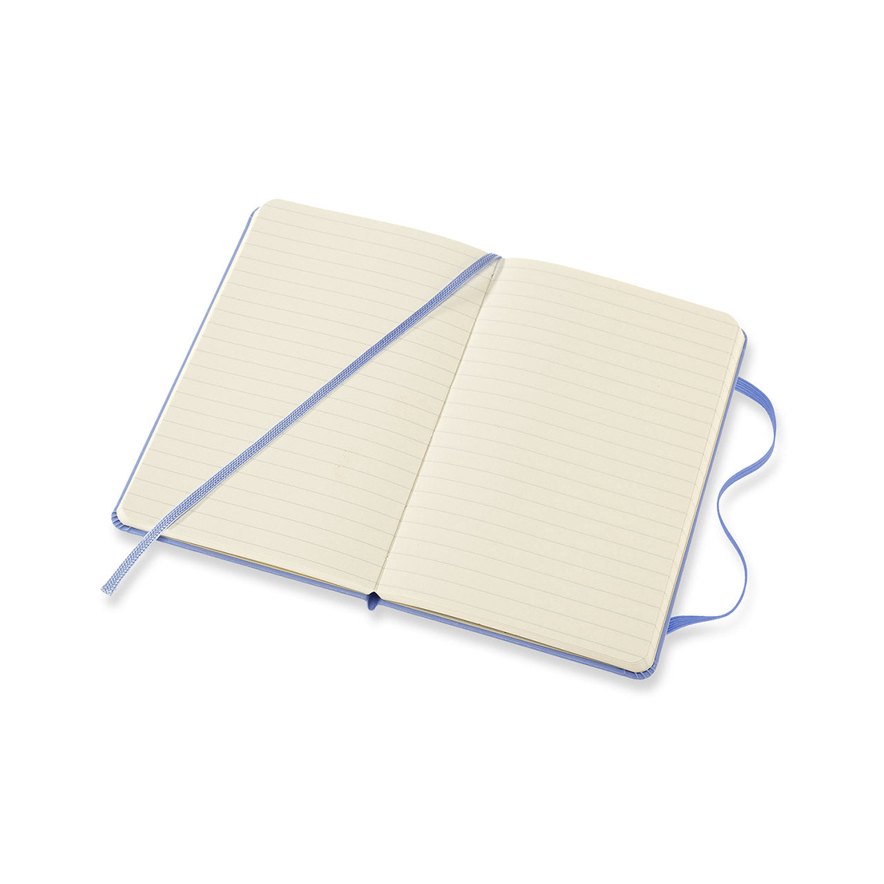Classic Pocket Hard Cover Notebook Hydrangea Blue Ruled