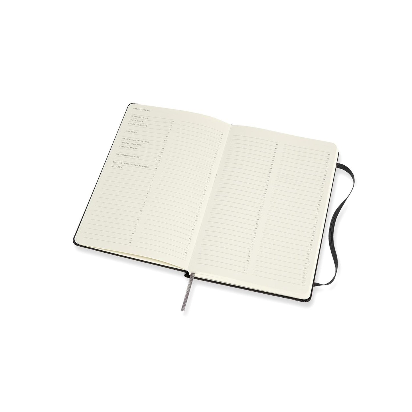 Professional Large Hard Cover Notebook Black