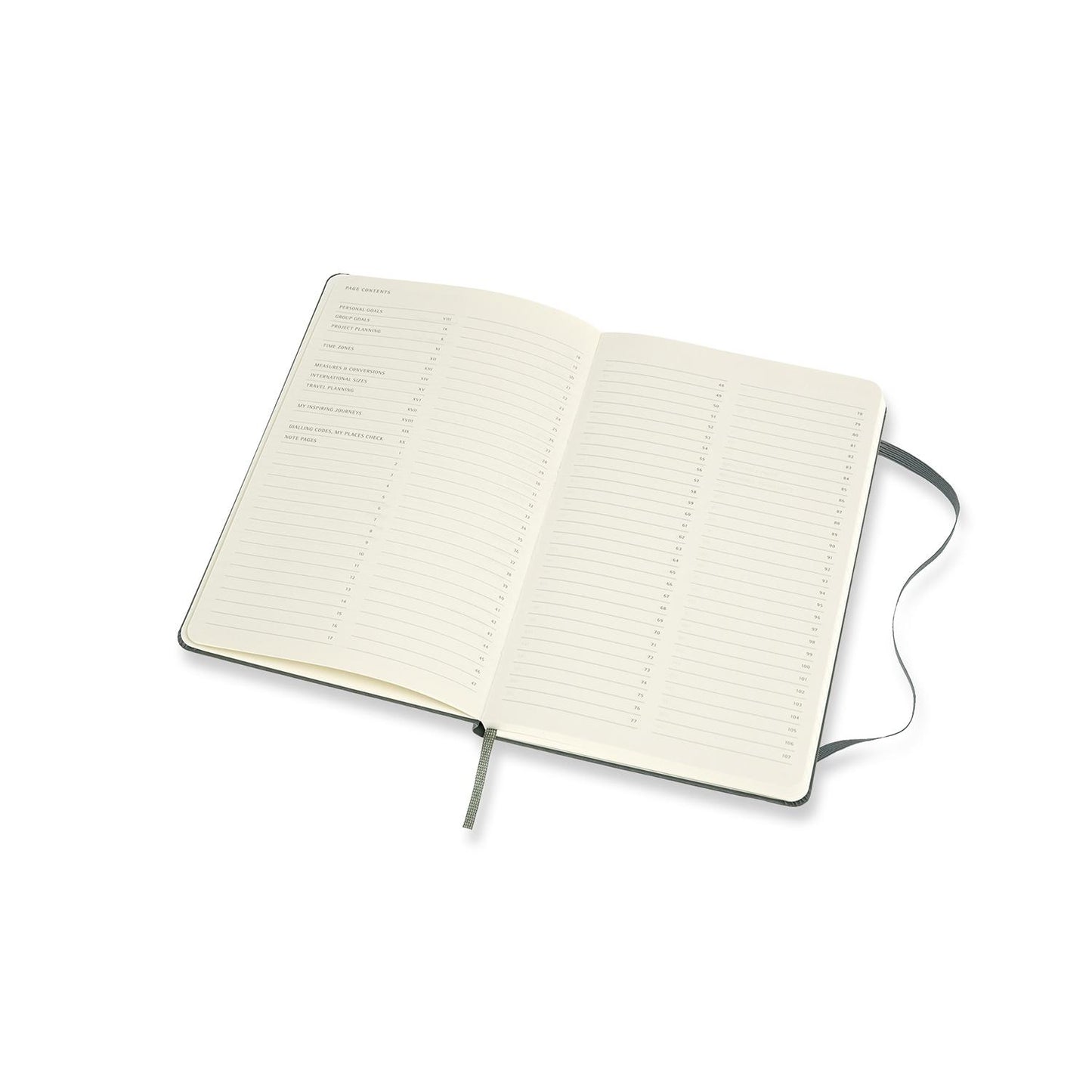 Professional Large Hard Cover Notebook Forest Green