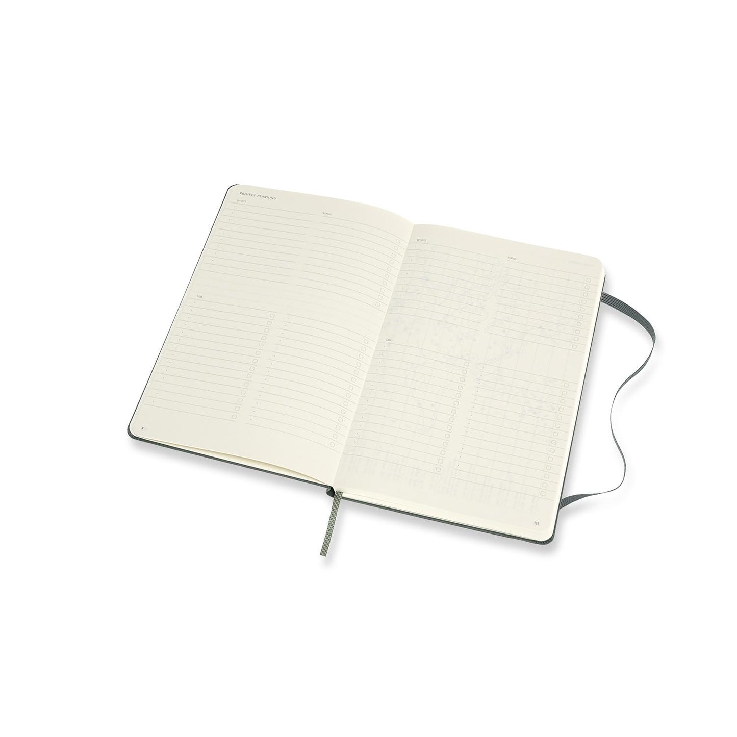 Professional Large Hard Cover Notebook Forest Green
