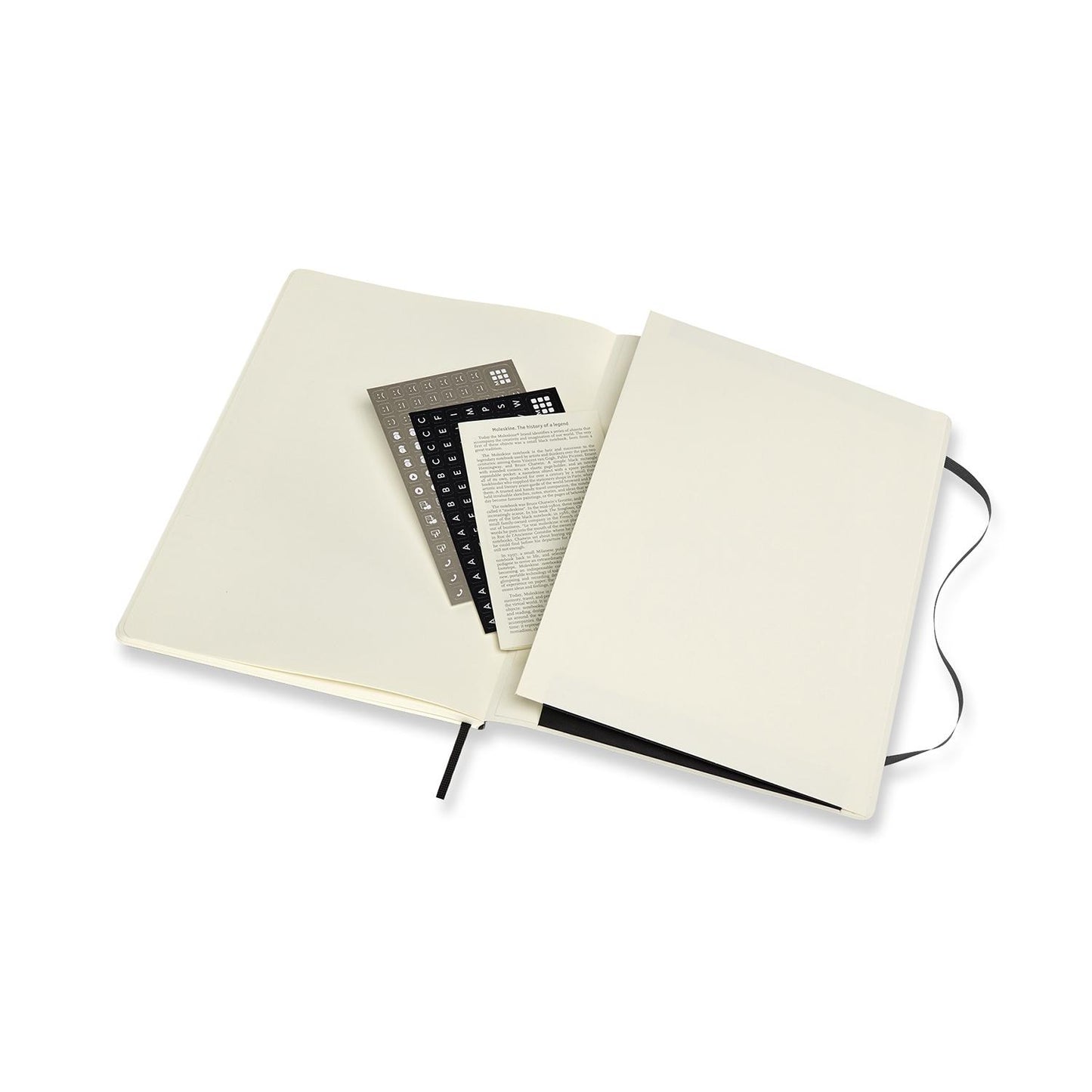 Professional Extra Large Soft Cover Notebook Black