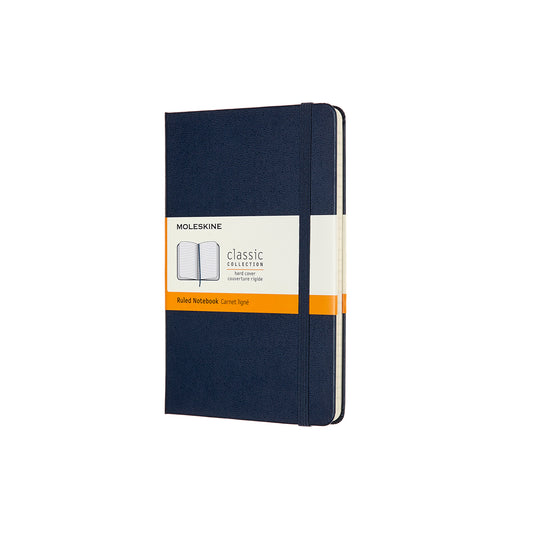 Classic Medium Hard Cover Notebook Sapphire Blue