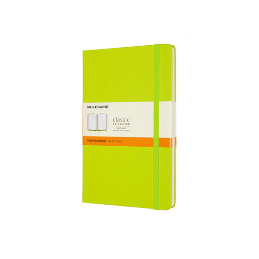 Classic Large Hard Cover Notebook Lemon Green