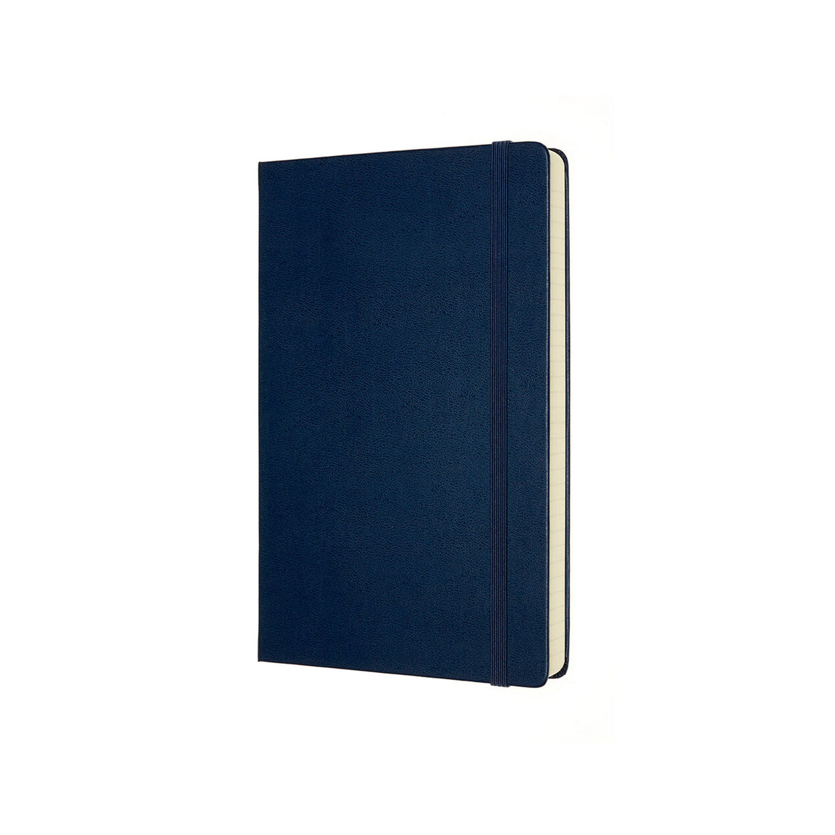 Classic Hard Cover Expanded Notebook Large Sapphire Blue Ruled