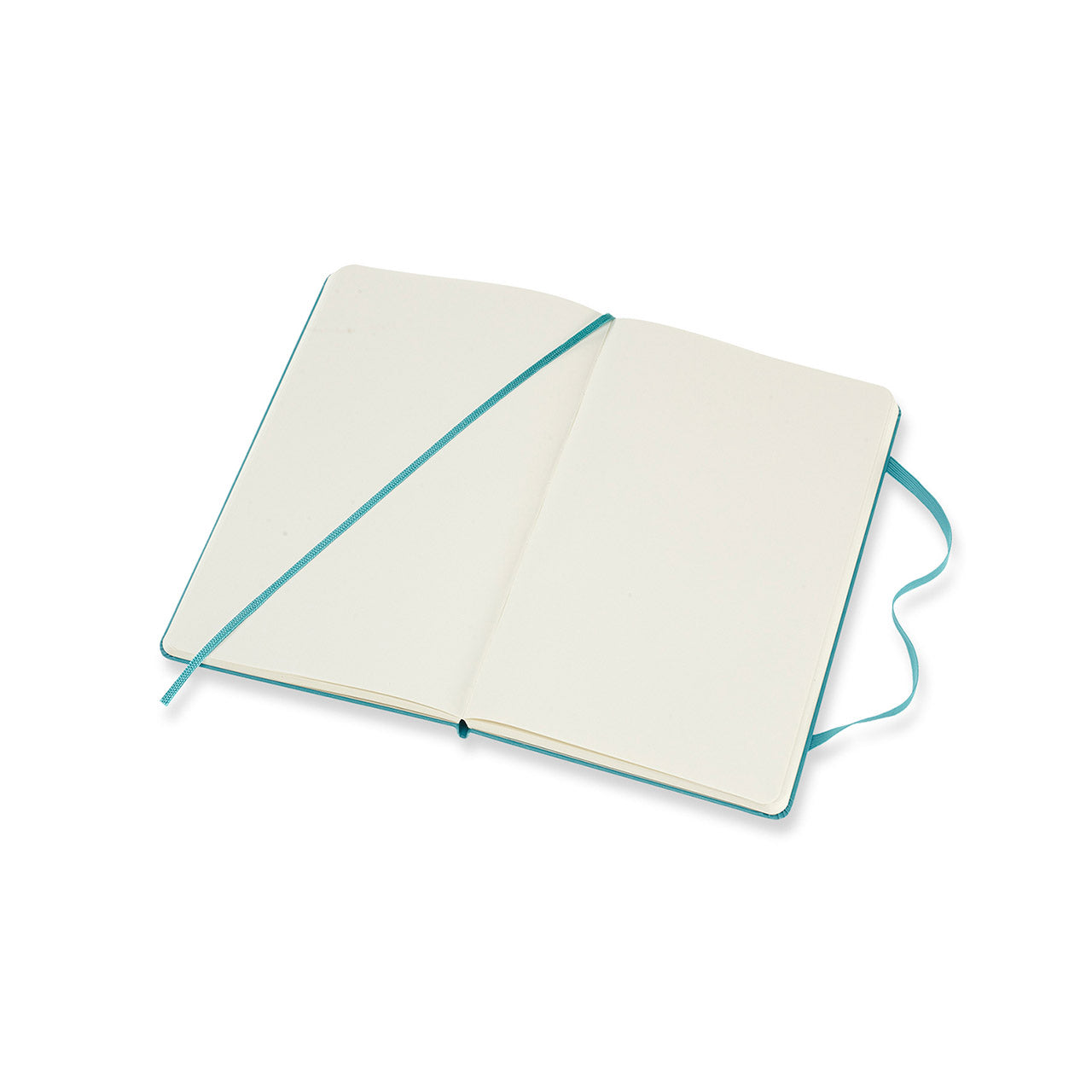 Classic Large Hard Cover Notebook Reef Blue Plain