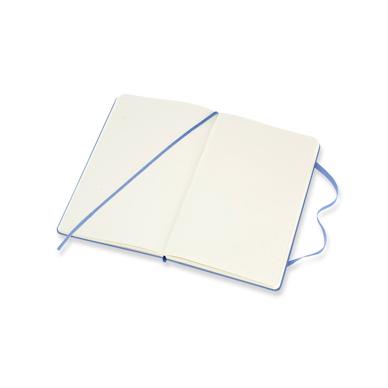 Classic Large Hard Cover Notebook Hydrangea Blue