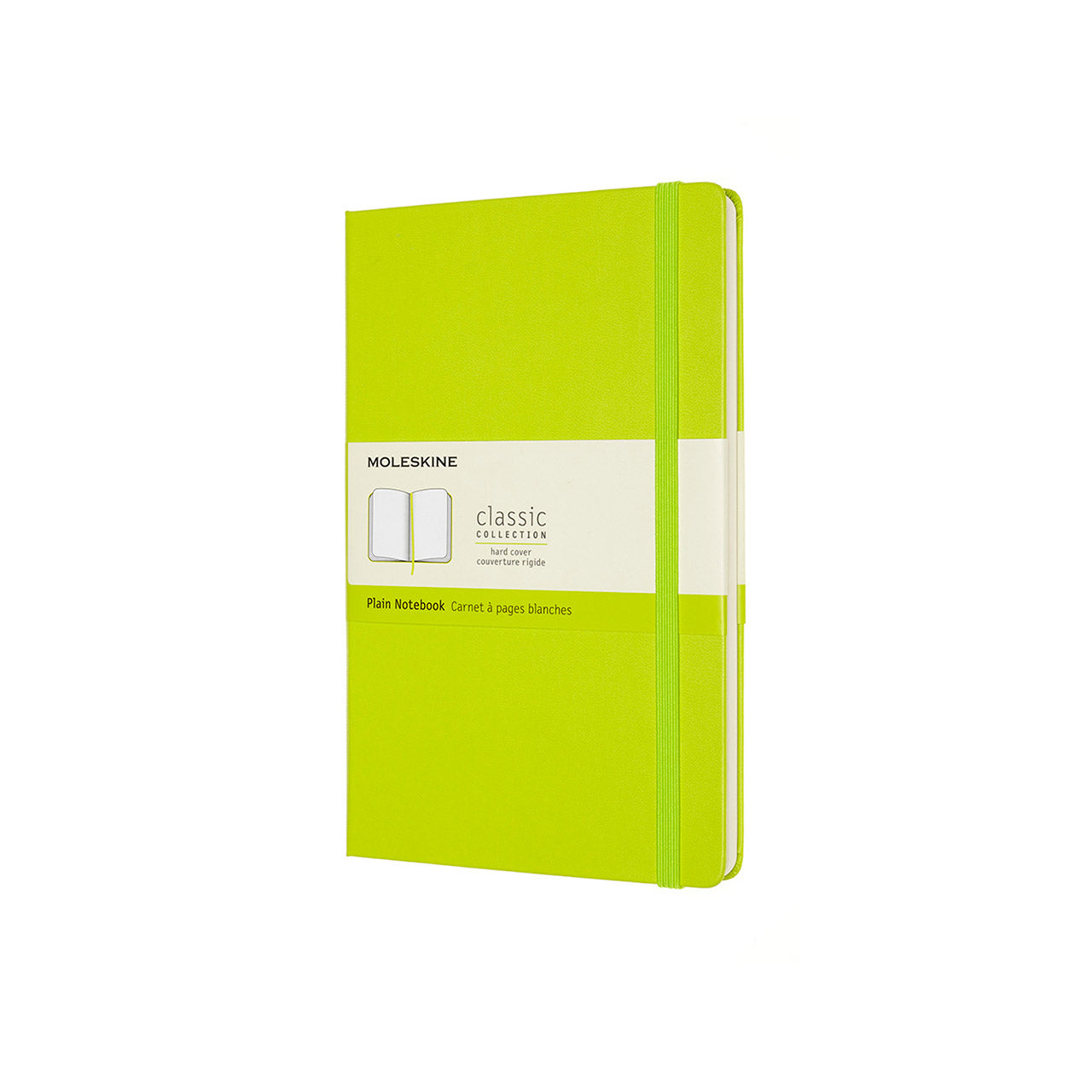 Classic Large Hard Cover Notebook Lemon Green