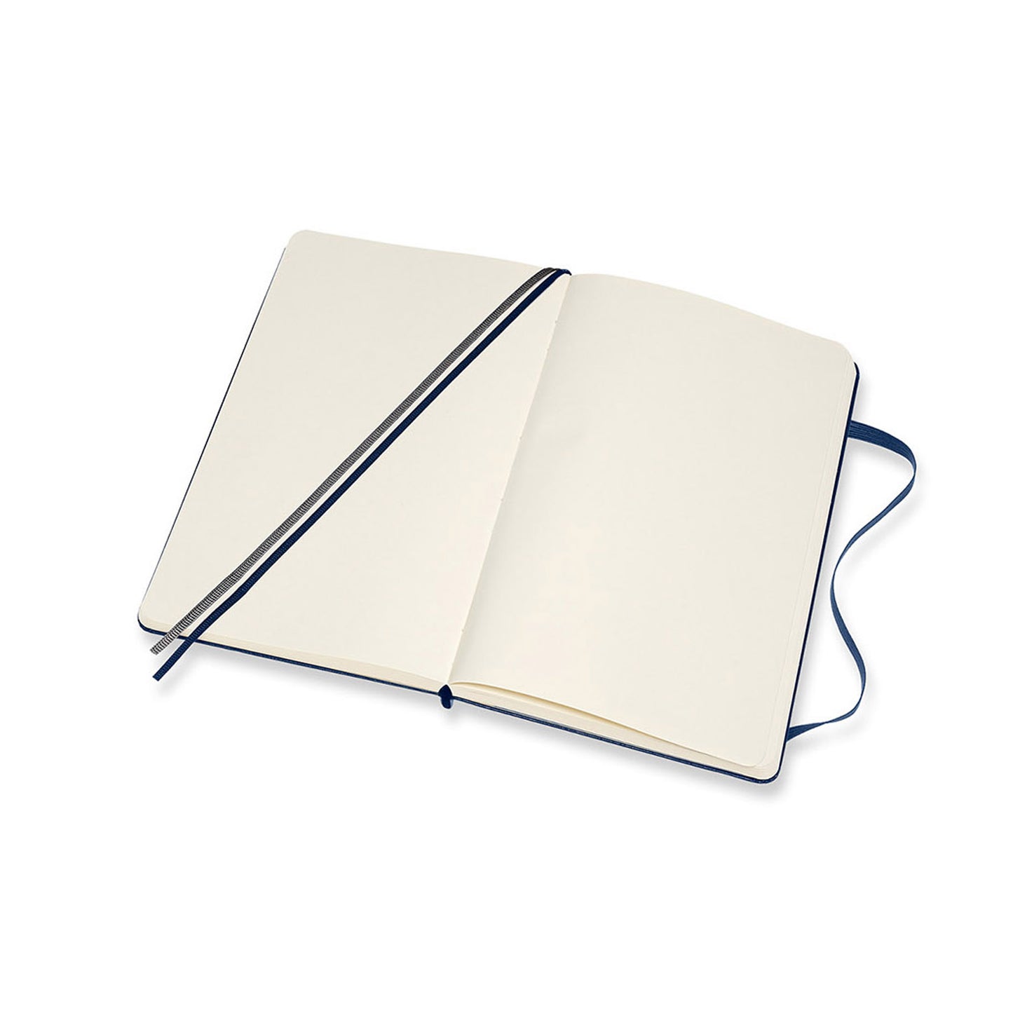 Classic Large Hard Cover Expanded Notebook Sapphire Blue Plain