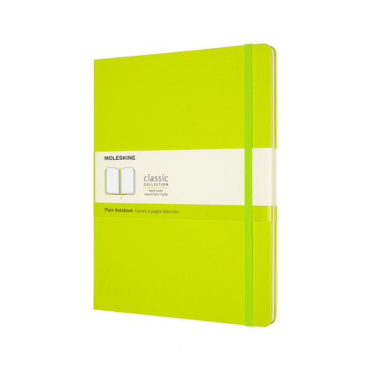 Classic Extra Large Hard Cover Notebook Lemon Green