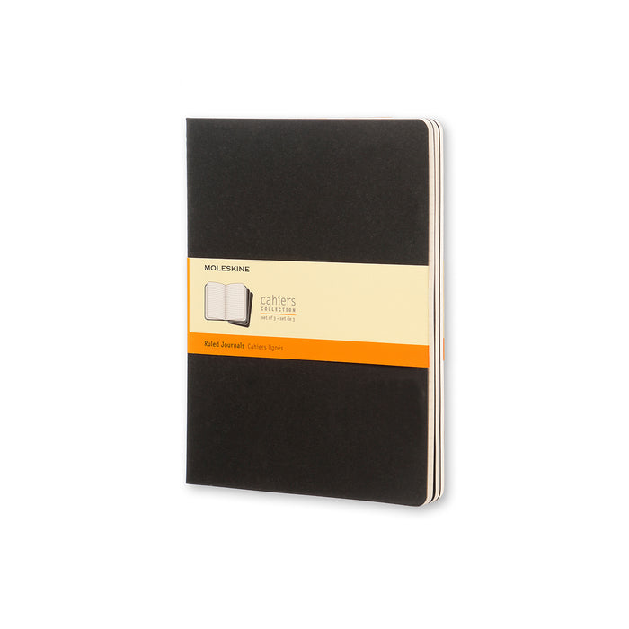 Moleskine Cahier Extra Large Notebook Set Black Moleskine AU moleskine-cahier-extra-large-notebook-set-black-moleskine-au