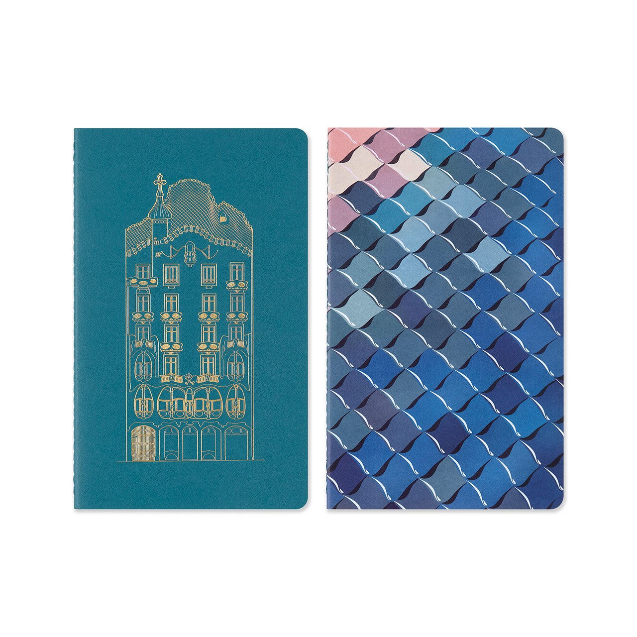 Casa Batllo Collection Antoni Gaudi Cahier Large Notebook Set of 2