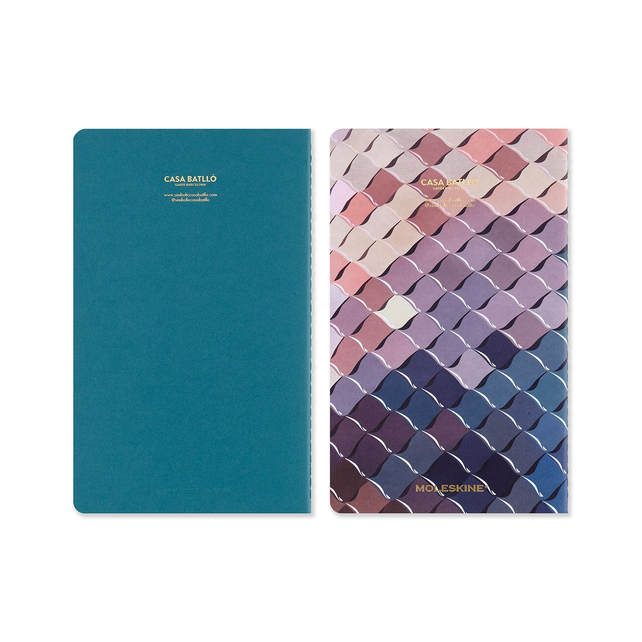 Casa Batllo Collection Antoni Gaudi Cahier Large Notebook Set of 2