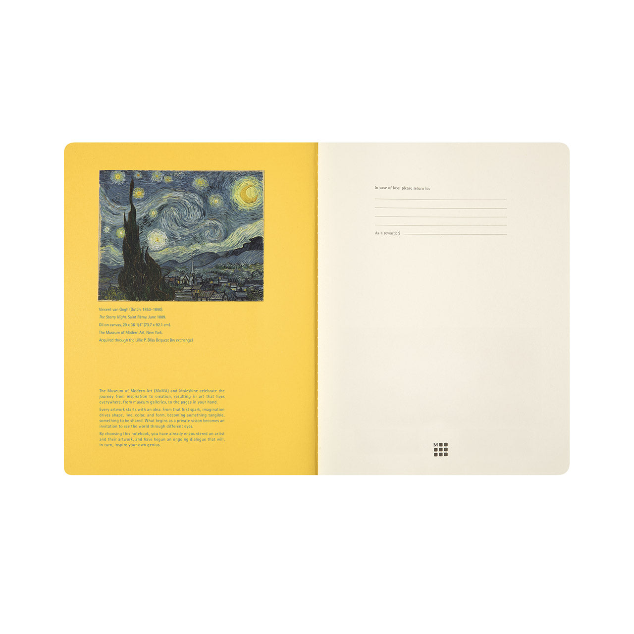 MoMA Van Gogh Limited Edition Cahier Notebook Extra Large