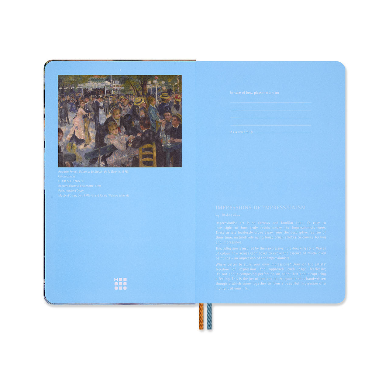 Impressionism Hard Cover Notebook Large